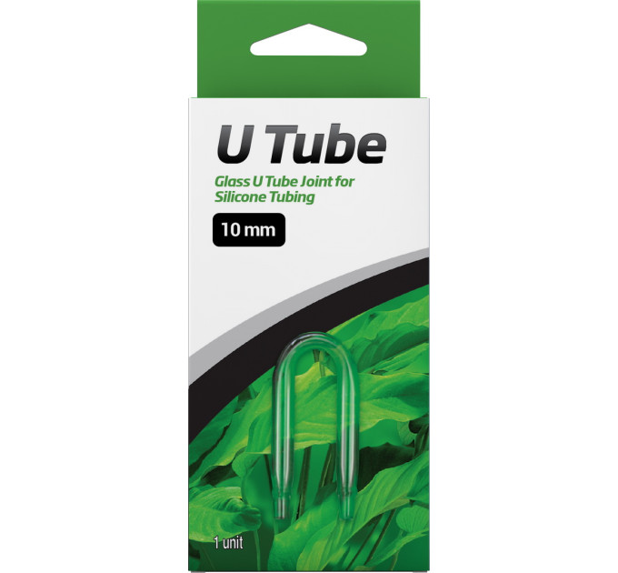 Seachem U Tube 10 mm стекланная трубка на борт аквариума для шланга 1/4"