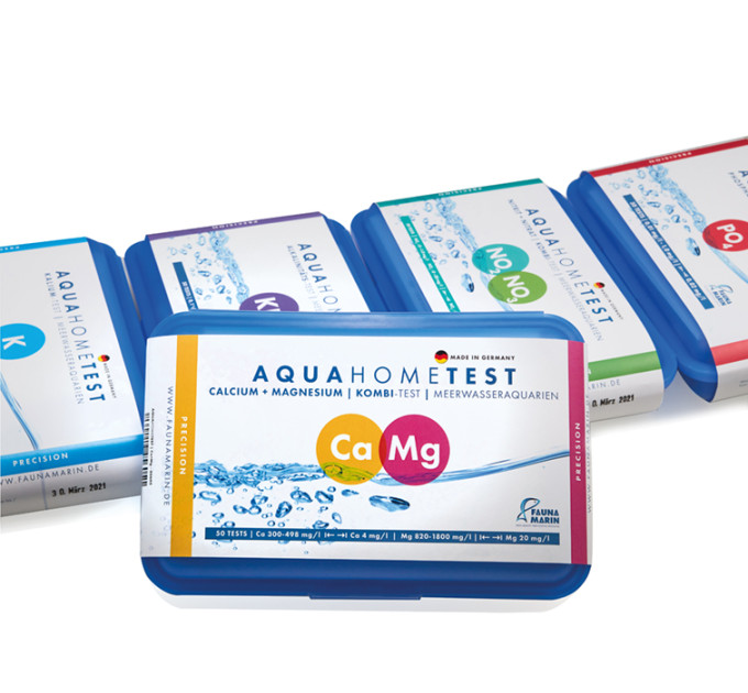 Fauna Marin AQUAHOMETEST CA+MG професійний тест кальцій та магній для морських акваріумів