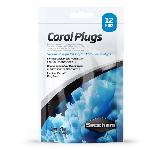 Seachem Coral Plugs (12 шт.) плашки для кораллов