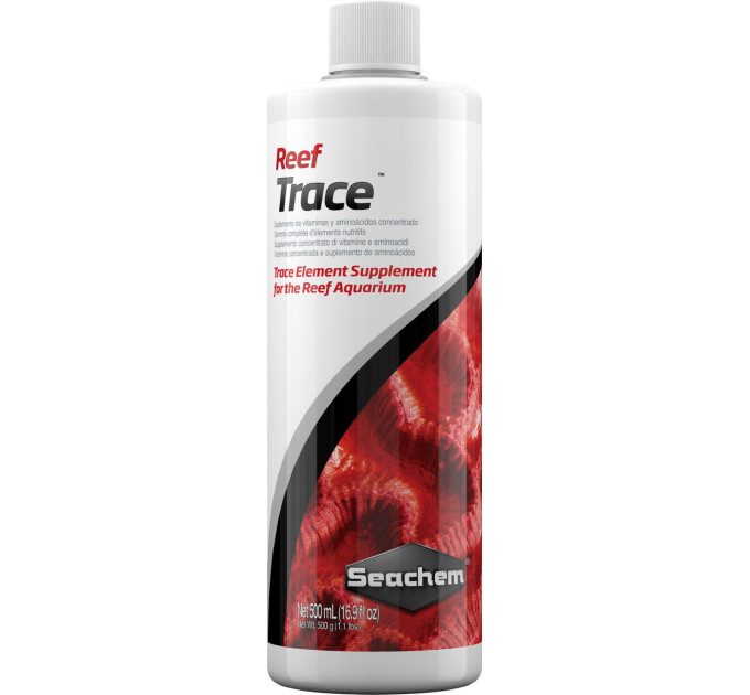 Seachem Reef Trace (500ml) комплекс мікроелементів для рифових акваріумів