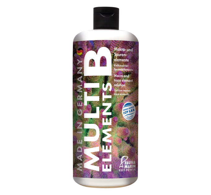 Fauna Marin Multi Elements B 500ml добавка для компенсации дефицита микро и макро элементов в аквариумах с кальциевыми реакторами