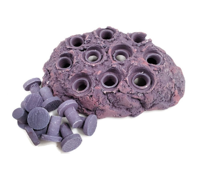 Oceans Wonders Ceramic Coralline Purple Frag HUB 10.0 керамическая подставка с 10 плашками для кораллов