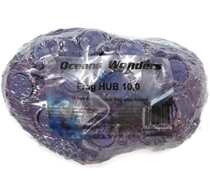 Oceans Wonders Ceramic Coralline Purple Frag HUB 10.0 керамическая подставка с 10 плашками для кораллов