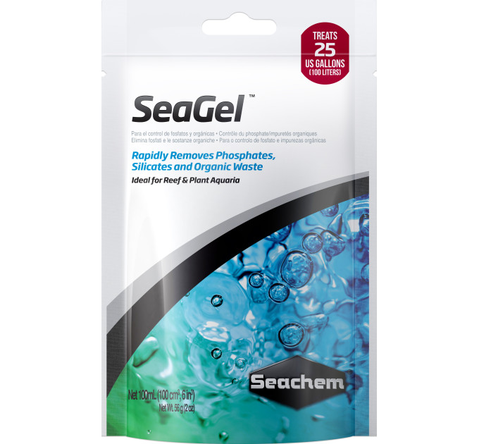 Seachem SeaGel (100 ml) смесь угля и антифоса в мешке