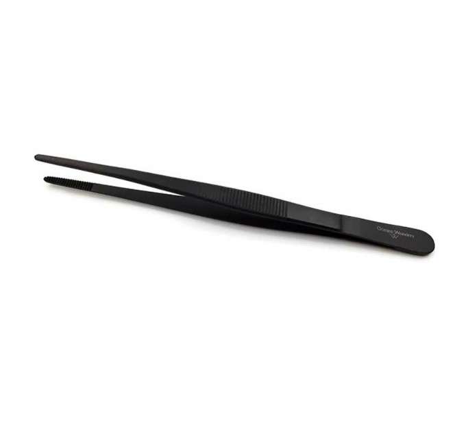 Oceans Wonders 6" Black Oxide Coral Forceps пінцет