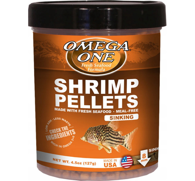 Omega One Shrimp Pellets (127g) EXP 09.17.2024